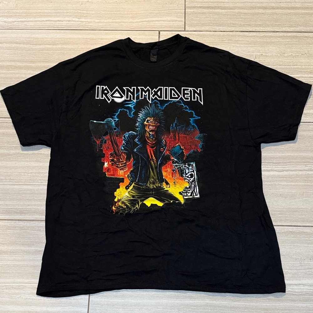 Iron Maiden 2025 World Tour Germany Black authentic concert  T-Shirt